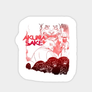 Akuma Sake,"The Druken Demon" Sticker